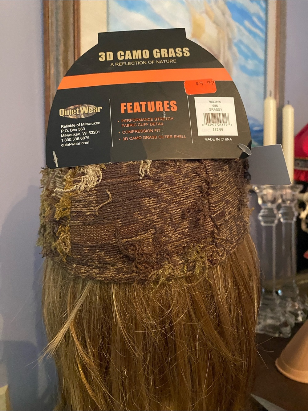 Quiet Wear 3D Camo Grass hat new - Picture 3 of 8